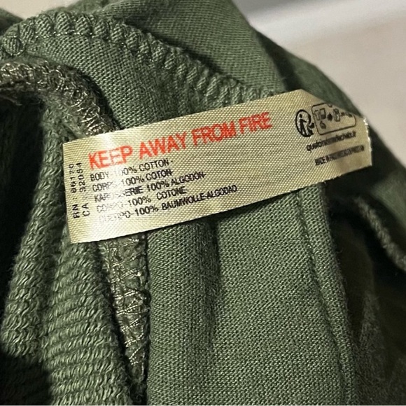 New Free People Movement Straight Legs Sweatpants Color Olive - Size S - Picture 4 of 6